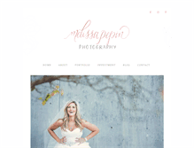 Tablet Screenshot of melissapepin.com